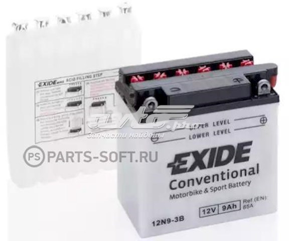 Купити Акумулятор Exide 9 А/г (12N93B)