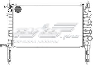 Радіатор охолодження Luzar LRC2151