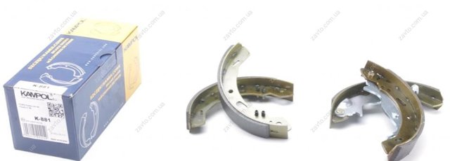 Колодки гальмові задні, барабанні Kampol K881 ціна, від 17.55 USD