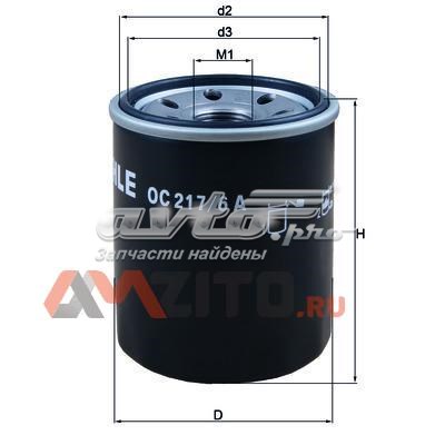 Масляний фільтр двигуна Mahle Original OC2176A ціна, від 4.70 USD