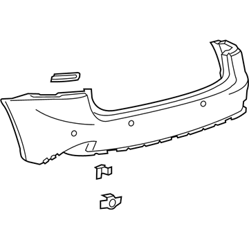 Кожух бампера заднього Toyota 5215953947 ціна, від 126.98 USD