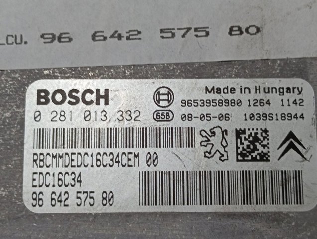 ЕБУ Peugeot/Citroen 0281013332 ціна, від 33.11 USD