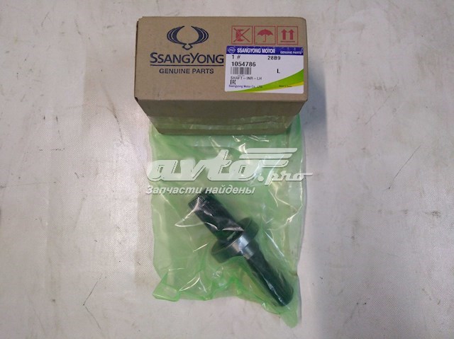  Піввісь (привід) передня, ліва SsangYong Actyon 