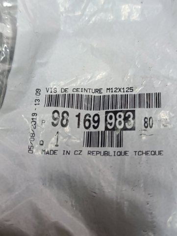 9816998380 Peugeot/Citroen 
