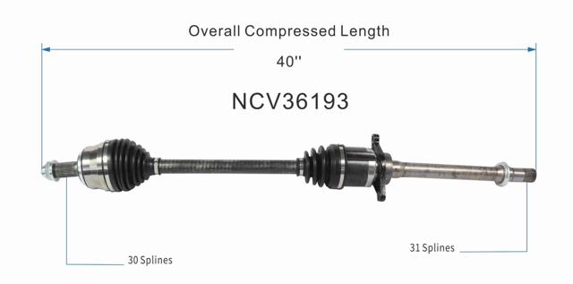 NCV36193 GSP Привід передній правий