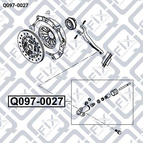 Актуатор зчеплення Q-fix Q0970027 ціна, від 8.72 USD
