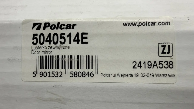 5040514E Polcar Дзеркало заднього виду, ліве
