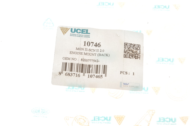 Подушка (опора) двигуна, нижня 10746 Uc-el