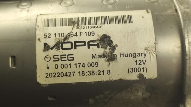  Fiat/Alfa/Lancia 52110464 ціна, від 126.69 USD