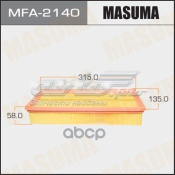 Елемент повітряного фільтра Masuma MFA2140 ціна, від 6.30 USD