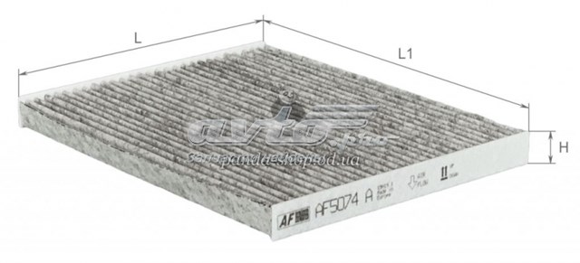 Купити AF5074A Alpha Filter Фільтр салону вугільний