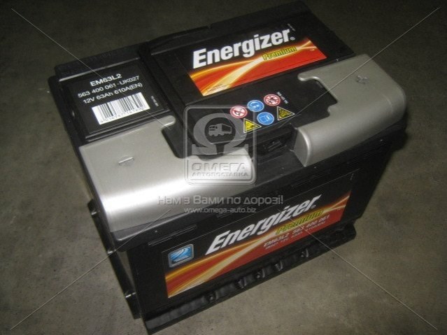 Купити Акумулятор Energizer 63 А/г (563400061)