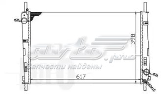 0170170015 Depo/Loro/Abakus Радіатор охолодження двигуна
