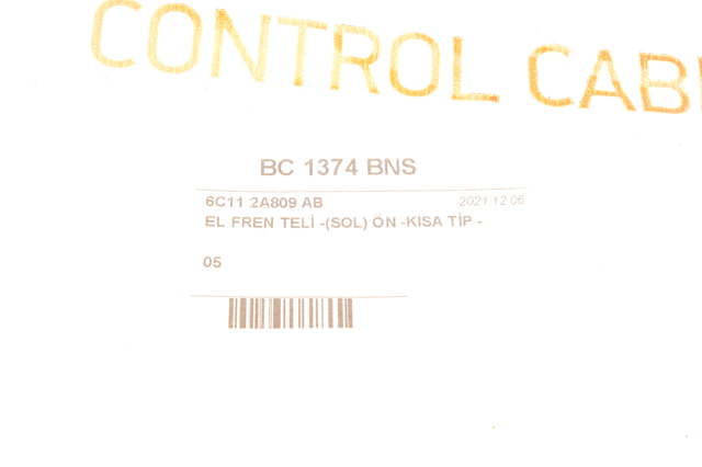 Трос стоянкового гальма задній лівий DP Group BC1374BNS ціна, від 15.11 USD