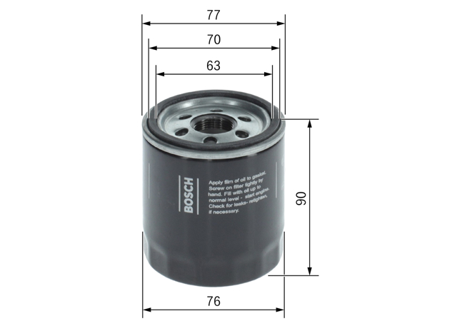 Купити F026407378 Bosch Фільтр очищення масла відцентровий