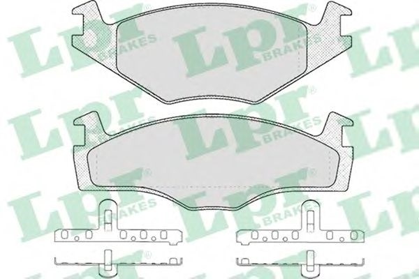 Тормозні колодки LPR LPR05P225