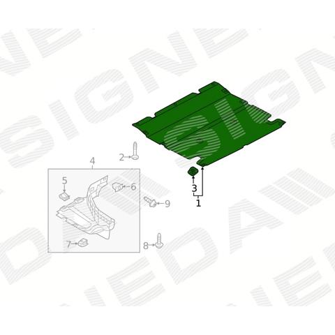 Захист двигуна PAD98118A Signeda