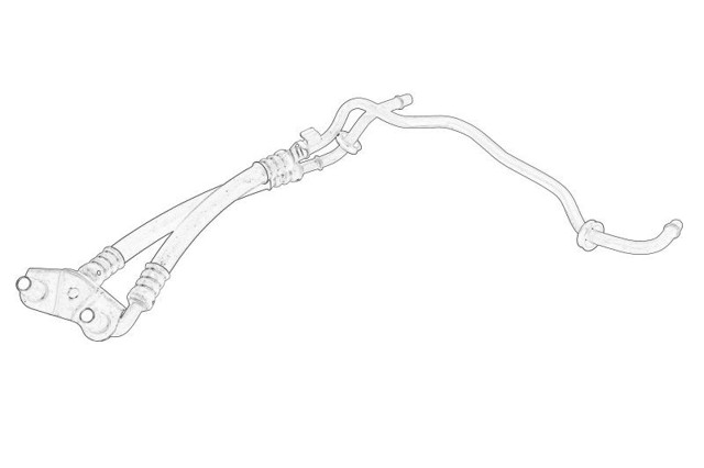 Купити 39066190 Opel Трубка охолодження автоматичної коробки передач