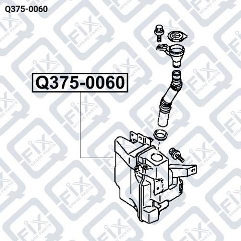 Бачок омивача Q3750060 Q-fix