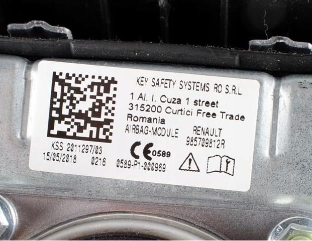 Подушка Айрбег водія Renault (RVI) 985709812R ціна, від 28.18 USD