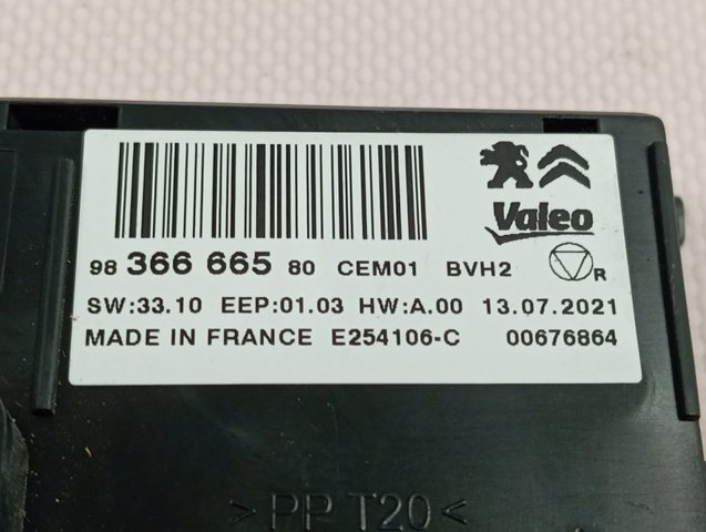 Блок комфорту Peugeot/Citroen 9836666580 ціна, від 38.01 USD