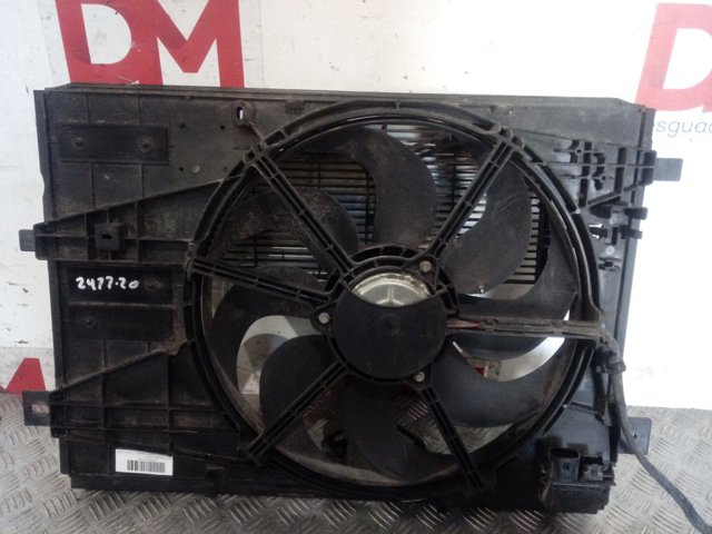 Купити 9836636780 Peugeot/Citroen Дифузор радіатора охолодження, в зборі з двигуном і крильчаткою