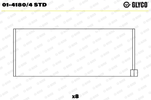 Шатунні вклалиші колінвала STD ВАЗ 2115 седан (1997 - 2013) ціна, від 14.20 USD