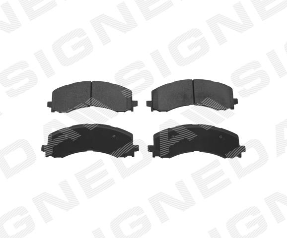 BPDFD0006SET Signeda Передні гальмівні колодки