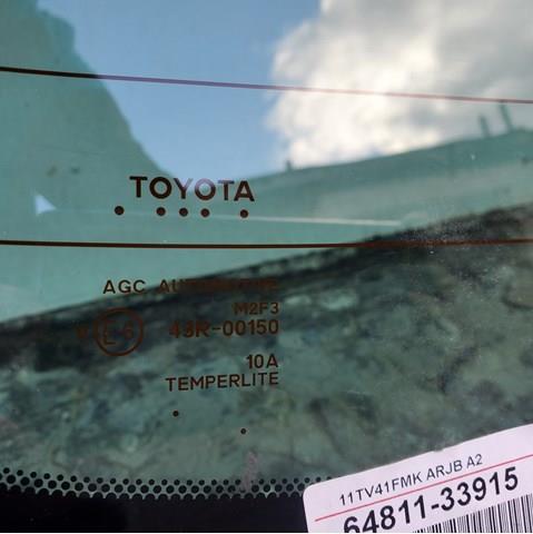 Заднє стекло Toyota 6481133915
