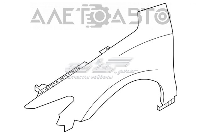 631004RA0A Nissan/Infiniti Крило переднє праве