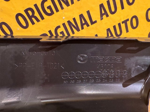 Накладка бампера переднього, ліва Mazda KMV850131 ціна, від 8.40 USD