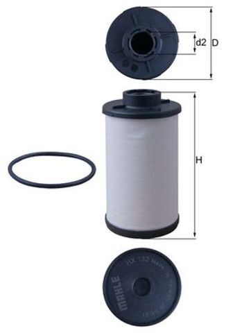Фільтр АКПП HX132D Mahle Original