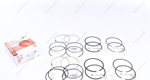 PRDAE493548000SET AMP/Paradowscy Кільця поршневі комплект на мотор, STD.