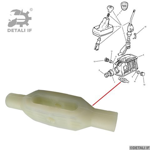 Кронштейн куліси КПП Detali IF DF13138