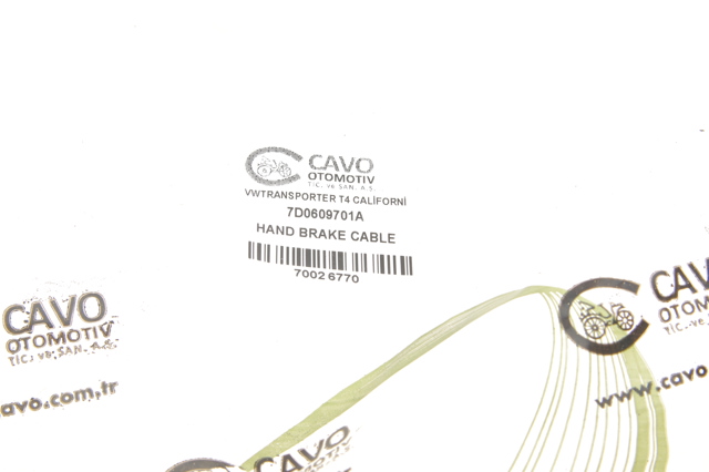 Трос ручного гальма задній, правий/лівий Cavo 7002677 ціна, від 7.60 USD