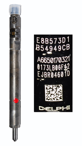 Паливні форсунки EJBR02601Z Delphi
