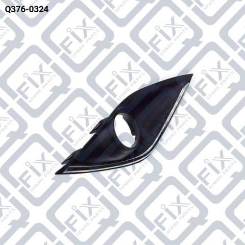 Заглушка/ решітка протитуманних фар бампера переднього, ліва Q3760324 Q-fix