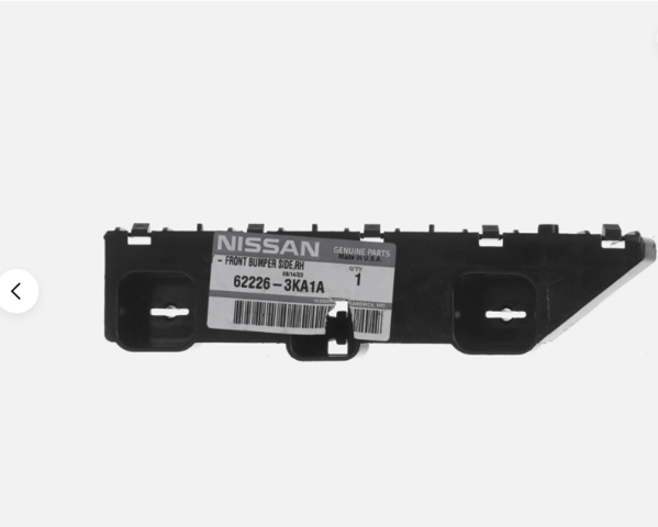 Купити 622263KA1A Nissan/Infiniti Кронштейн бампера переднього, зовнішній правий