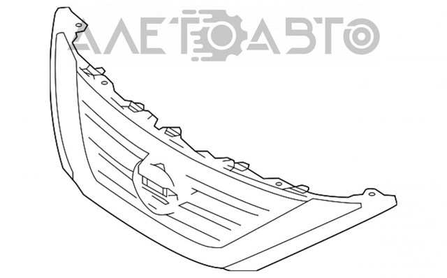 Решітка радіатора 623109HS1A Nissan/Infiniti