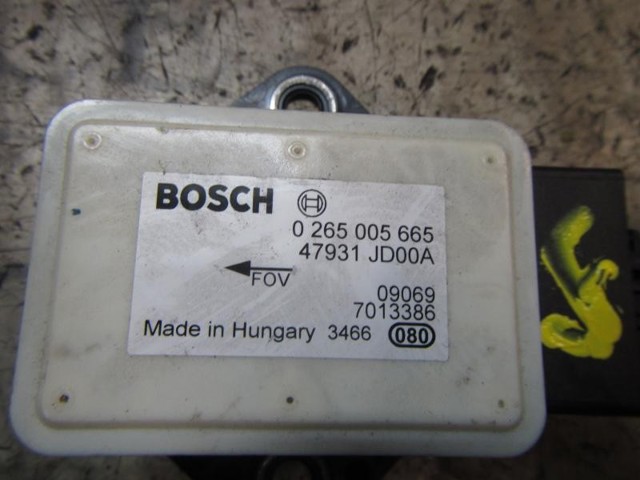 Датчик поперечного прискорення (ESP) 265005665 Nissan/Infiniti
