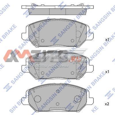 Гальмівні колодки Sangsin SP4242 ціна, від 32.32 USD