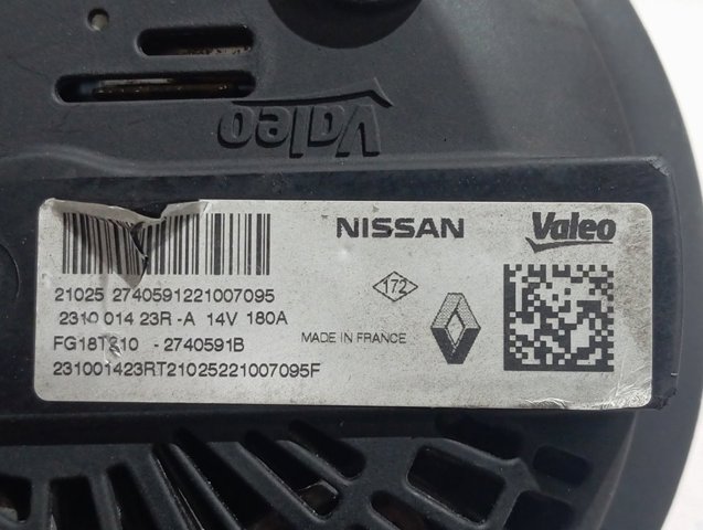 Генератор 231001423R Renault (RVI)