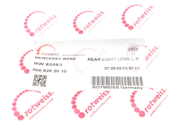 Скло ліхтаря заднього Rotweiss RW82063 ціна, від 3.70 USD