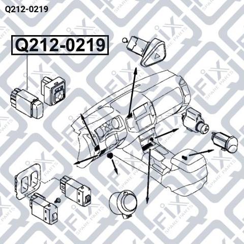 Q2120219 Q-fix Кнопка включення ПТФ
