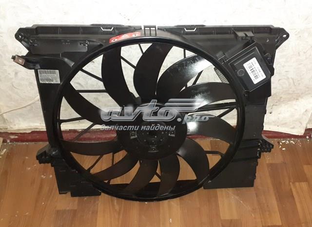 A1645000393 Mercedes Дифузор радіатора охолодження, в зборі з двигуном і крильчаткою