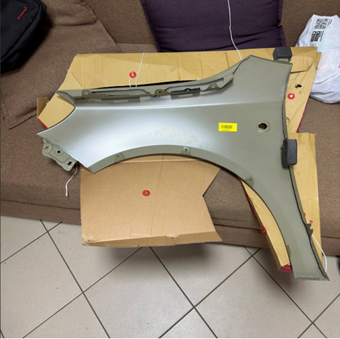 Крило переднє праве Signeda PSD10009AR ціна, від 51.56 USD