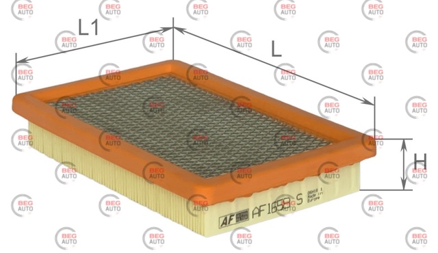 Елемент повітряного фільтра Alpha Filter AF1658S ціна, від 3.84 USD