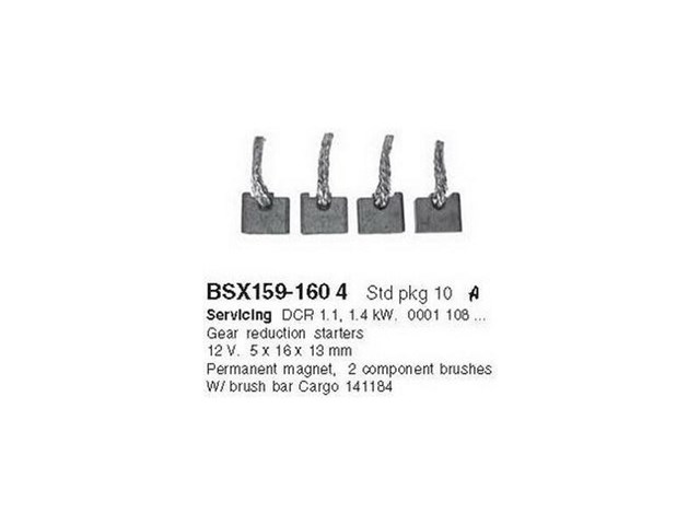 Щітки стартера Cargo BSX1591604