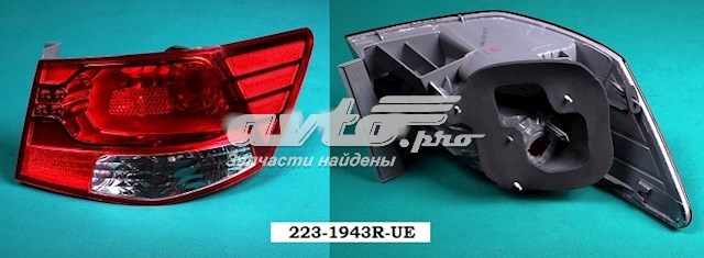 2231943RUE Depo/Loro/Abakus Фара задня права зовнішня