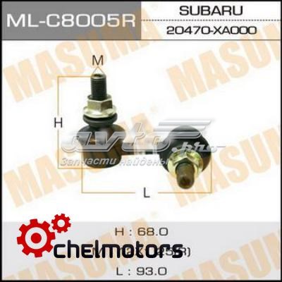 Лінк стабілізатора, правий Masuma MLC8005R ціна, від 10.03 USD